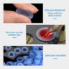 ATOMUS 300pcs Medium Tattoo Ink Cups Silicone Tattoo Pigment Cups with Plastic Holder Tattoo Tool Organiser Makeup Tattoo Accessories Kit (Medium) - Image 2