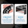 ATOMUS 300pcs Medium Tattoo Ink Cups Silicone Tattoo Pigment Cups with Plastic Holder Tattoo Tool Organiser Makeup Tattoo Accessories Kit (Medium) - Image 3