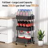 Ceayell 3-Tier Full Metal Utility Rolling Cart for Storage Organizer Cart - Image 2